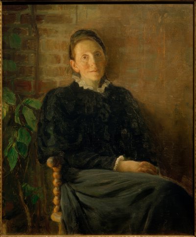 Portrait of Pauline Hirschsprung by Julius Paulsen